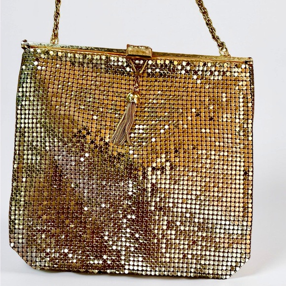 Vintage Atelier Munch Gold Mesh Evening Bag - Picture 2 of 6